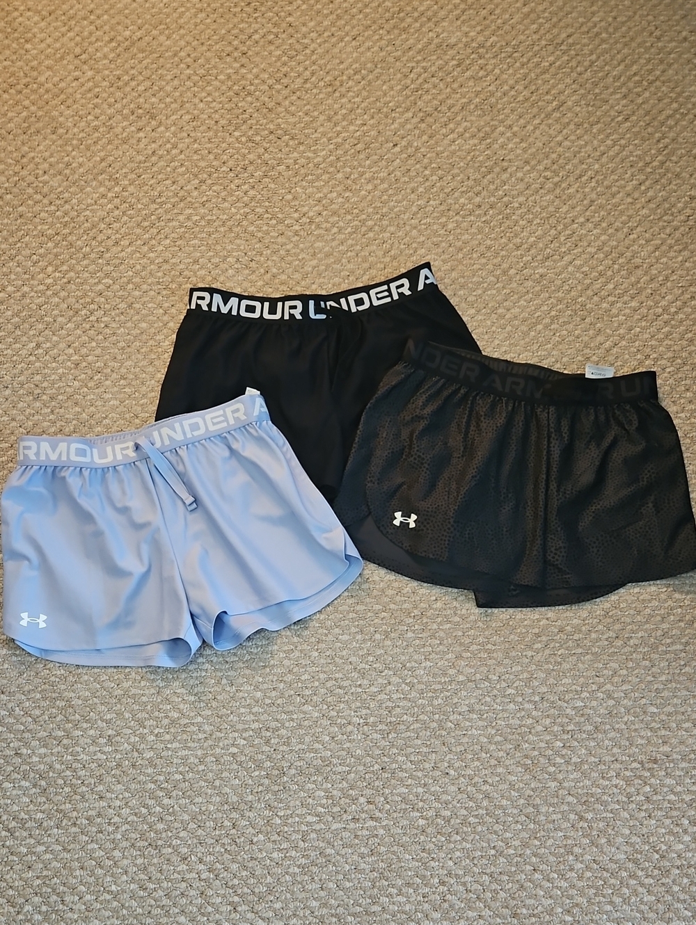 Under Armour Girls Athletic Shorts Bundle